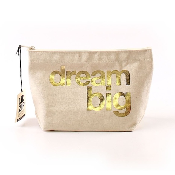 Dogeared Handbags - NWT "DREAM BIG" -  Metallic Makeup Bag